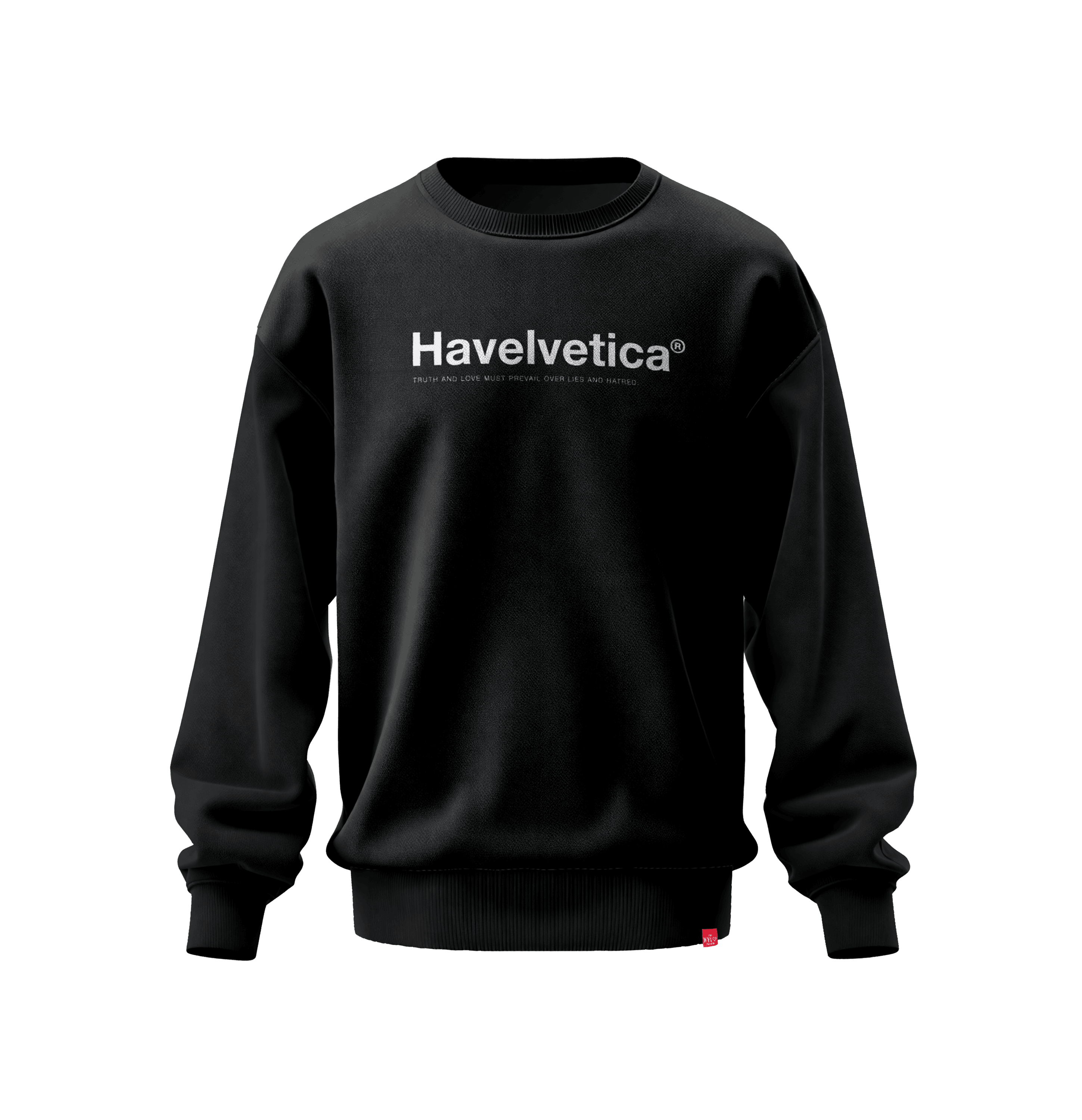 Havelvetica mikina – pohled 1